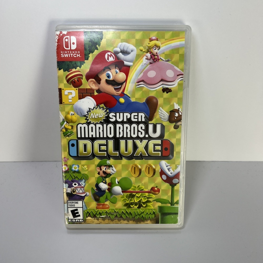 Super Mario Bros. U Deluxe Nintendo Switch - CASE ONLY - NO GAME OR MANUAL